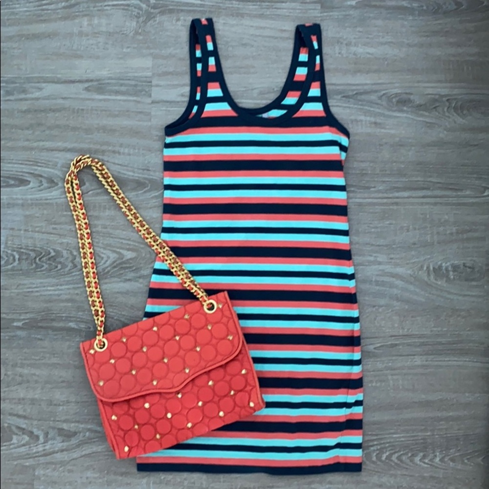 ❤️ French Connection Stripe Bodycon Dress